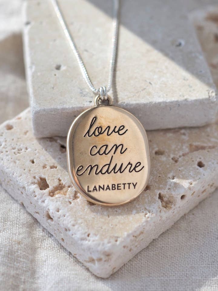 Mantra | Liefde Kan Volharden Ketting - 20" voor wholesale door LanaBetty