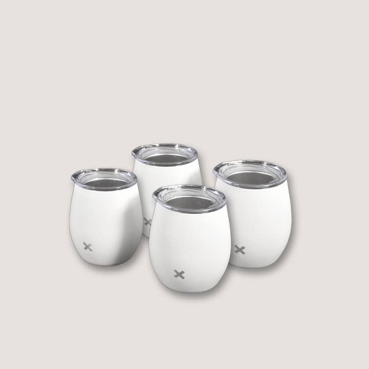 Pelli Bags - Wholesale Geïsoleerd drinkgerei - Sip and Dip geïsoleerde wijnbekers - voor vier personen