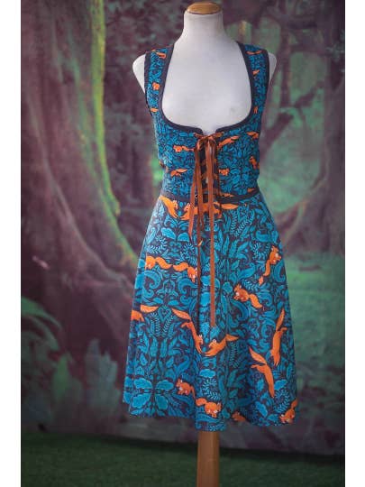 Costurero Real - Wholesale Corset - Women's - Squirrel bodice, William Morris style Renaissance corset4