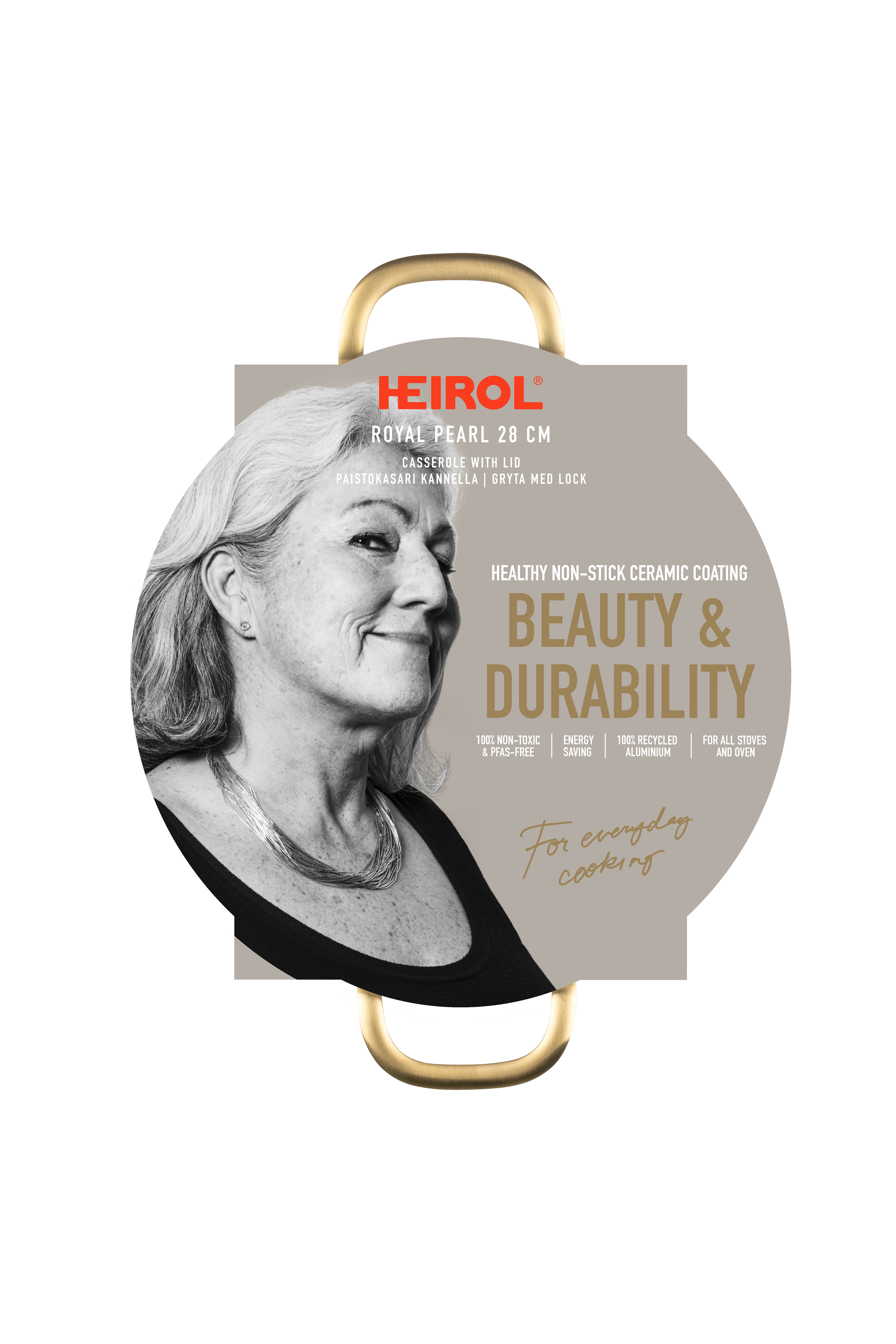 HEIROL - Wholesale Cooking Pot - Casserole with lid 28 cm 4,1 L1