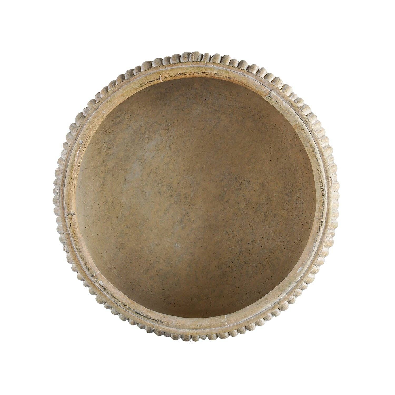 Blue Ocean Traders - Wholesale Plant Pot - Concrete Faux Rattan Planter, Shallow6