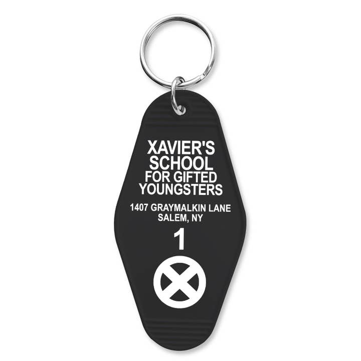 Shady Front - Wholesale Keychain - Unisex - Xavier's School for Gifted Youngsters Inspired Room Keychain