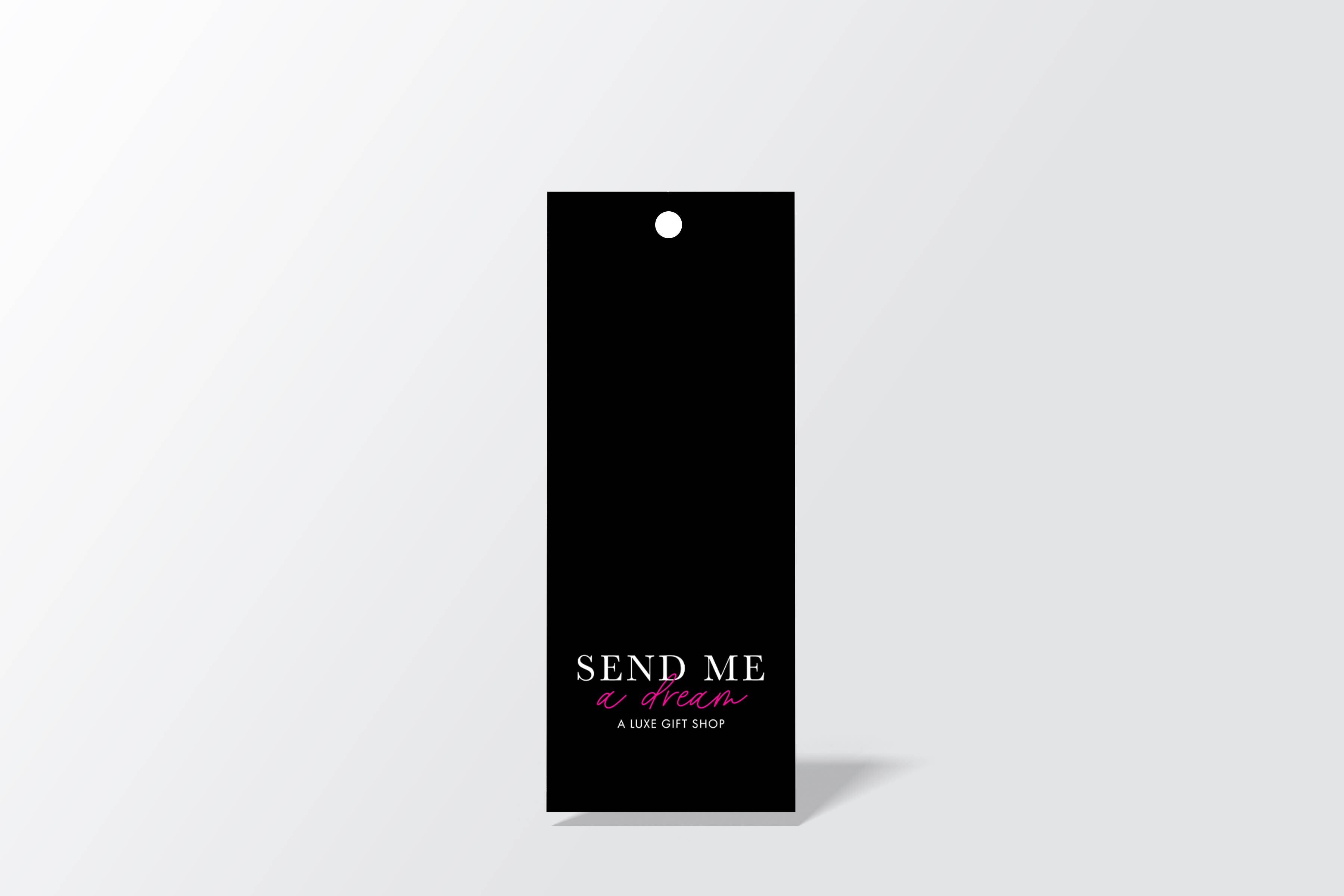 Send Me a Dream – Cartão de presente por atacado – 500 Etiquetas Personalizadas 3,8 x 8,9 cm0