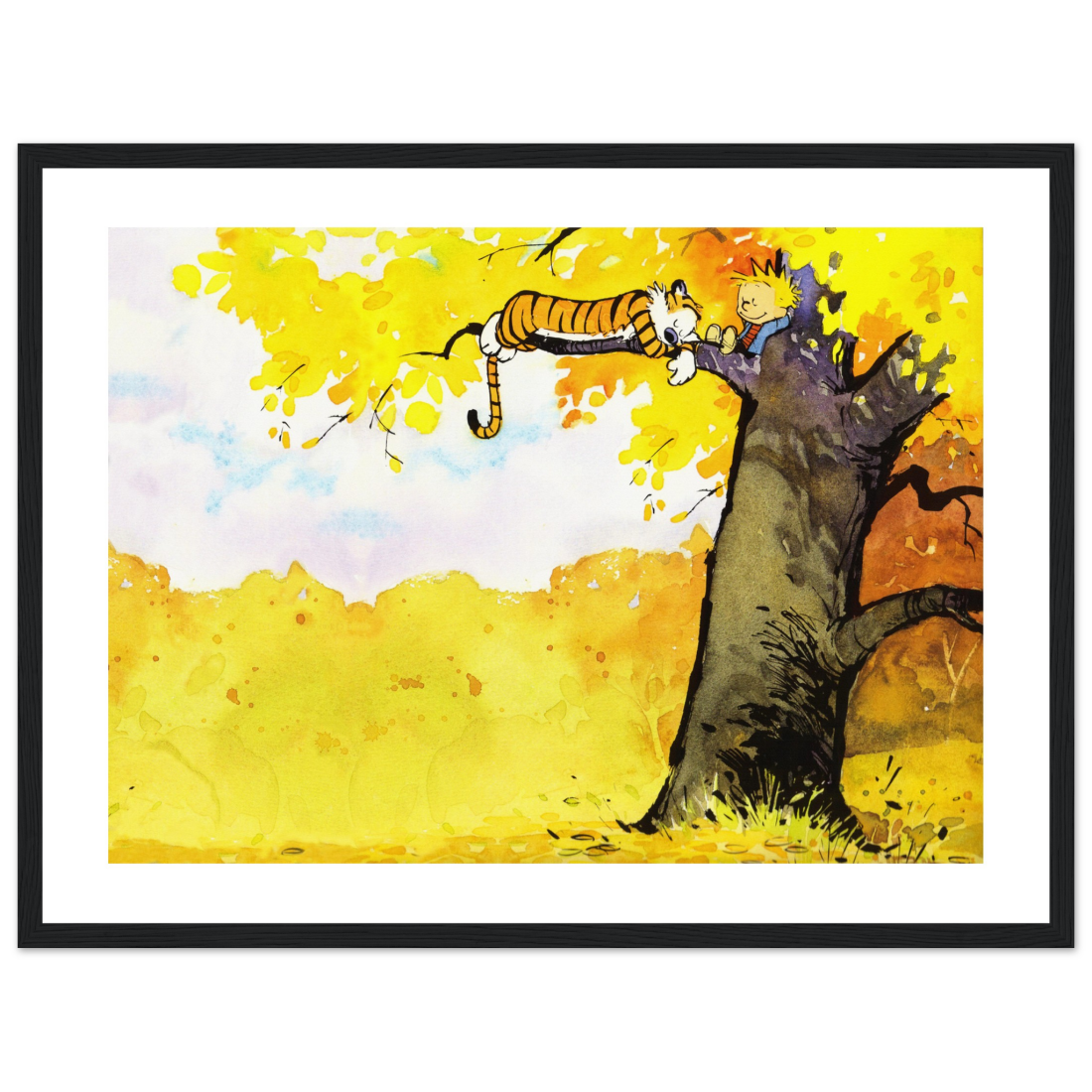 Art-O-Rama Shop - Wholesale Poster - Calvin and Hobbes Resting on a Tree Poster16