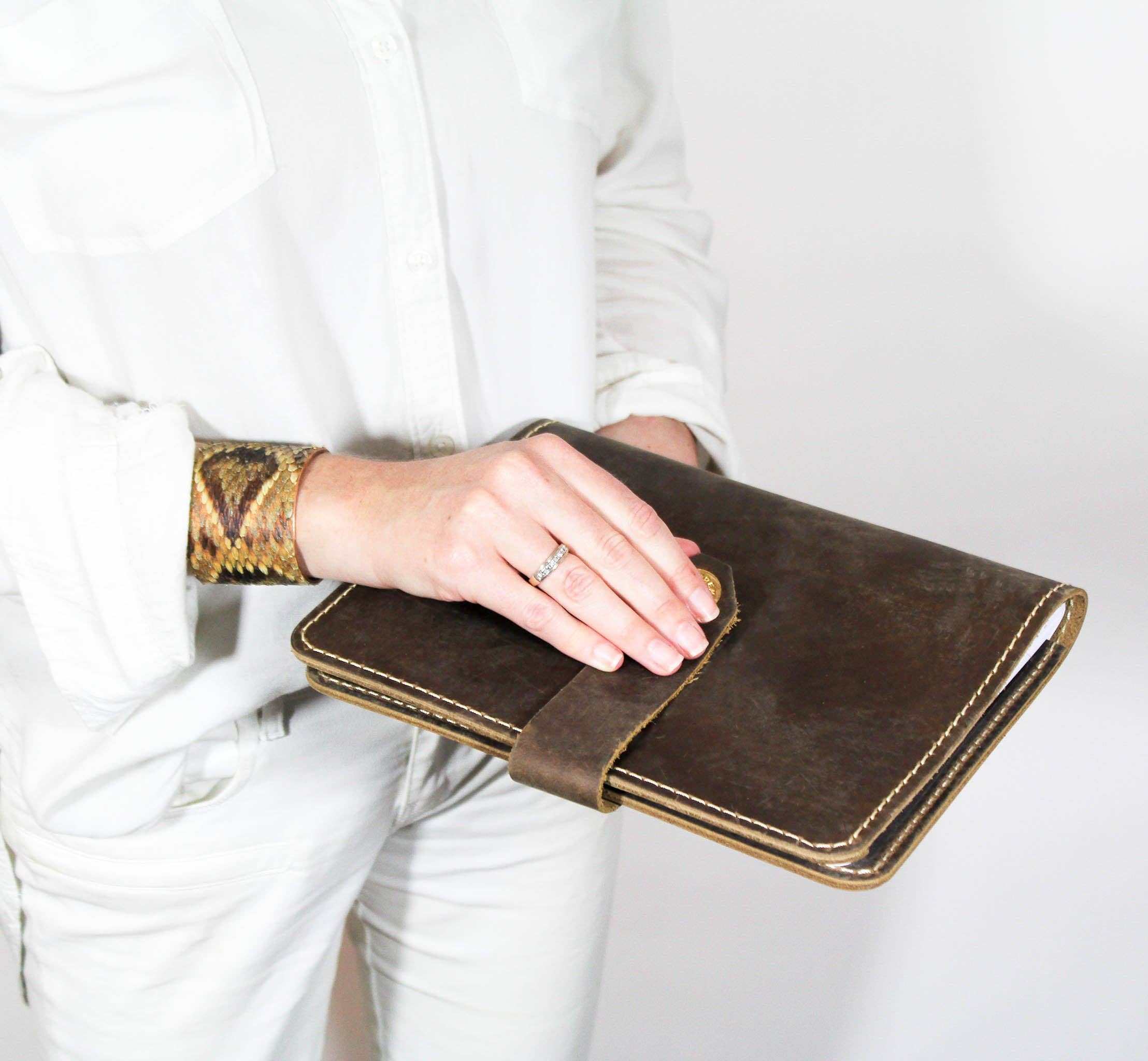 SouthLife Leather Goods - Wholesale Journal Cover - The Washington Portfolio, Small4