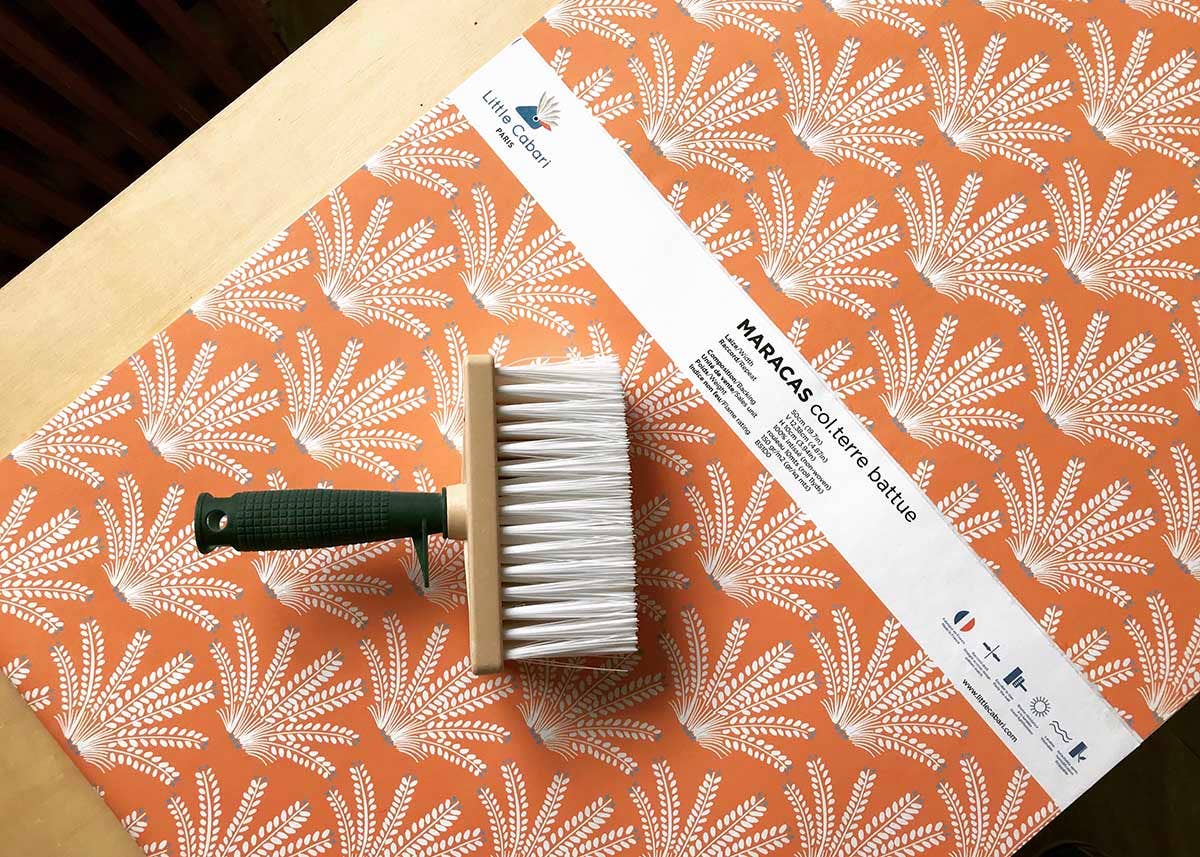 Little Cabari - Vente Papier peint - Papier peint MARACAS coloris Terre battue1