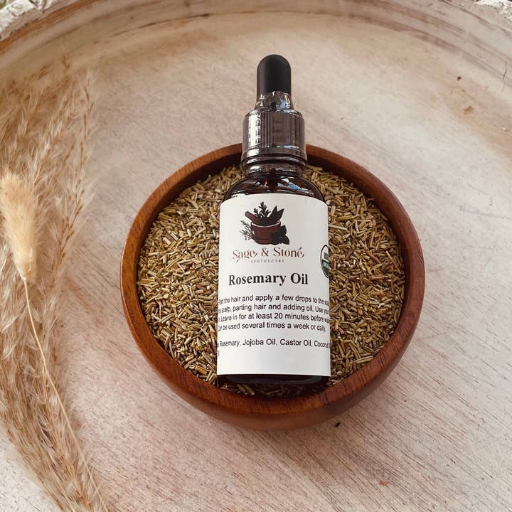 Sage & Stone Apothecary - Wholesale Hair Oil - Rosemary Oil3