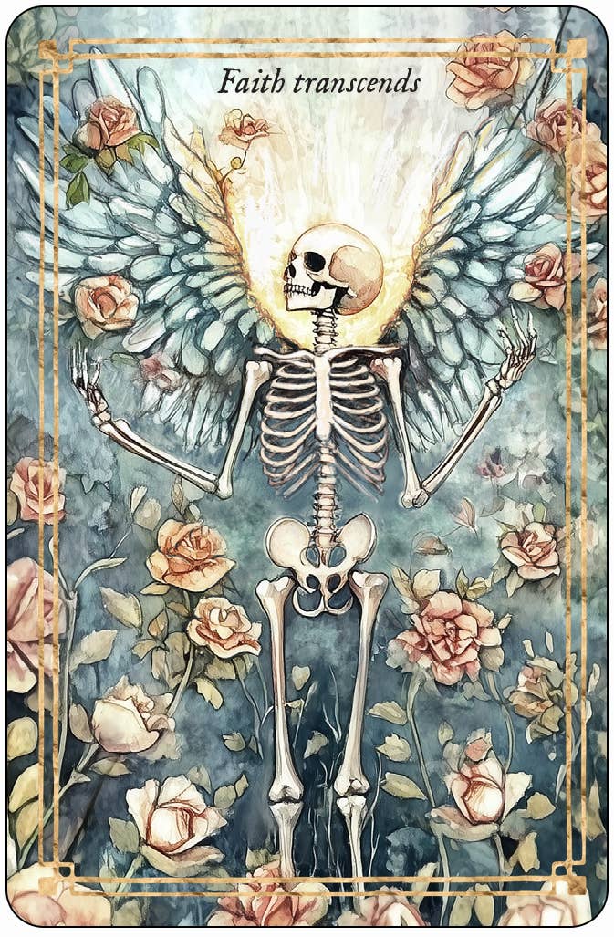 Red Wheel/Weiser LLC - Wholesale Tarot Cards - Memento Mori: 36 Mini Affirmation Cards to Embrace Life9