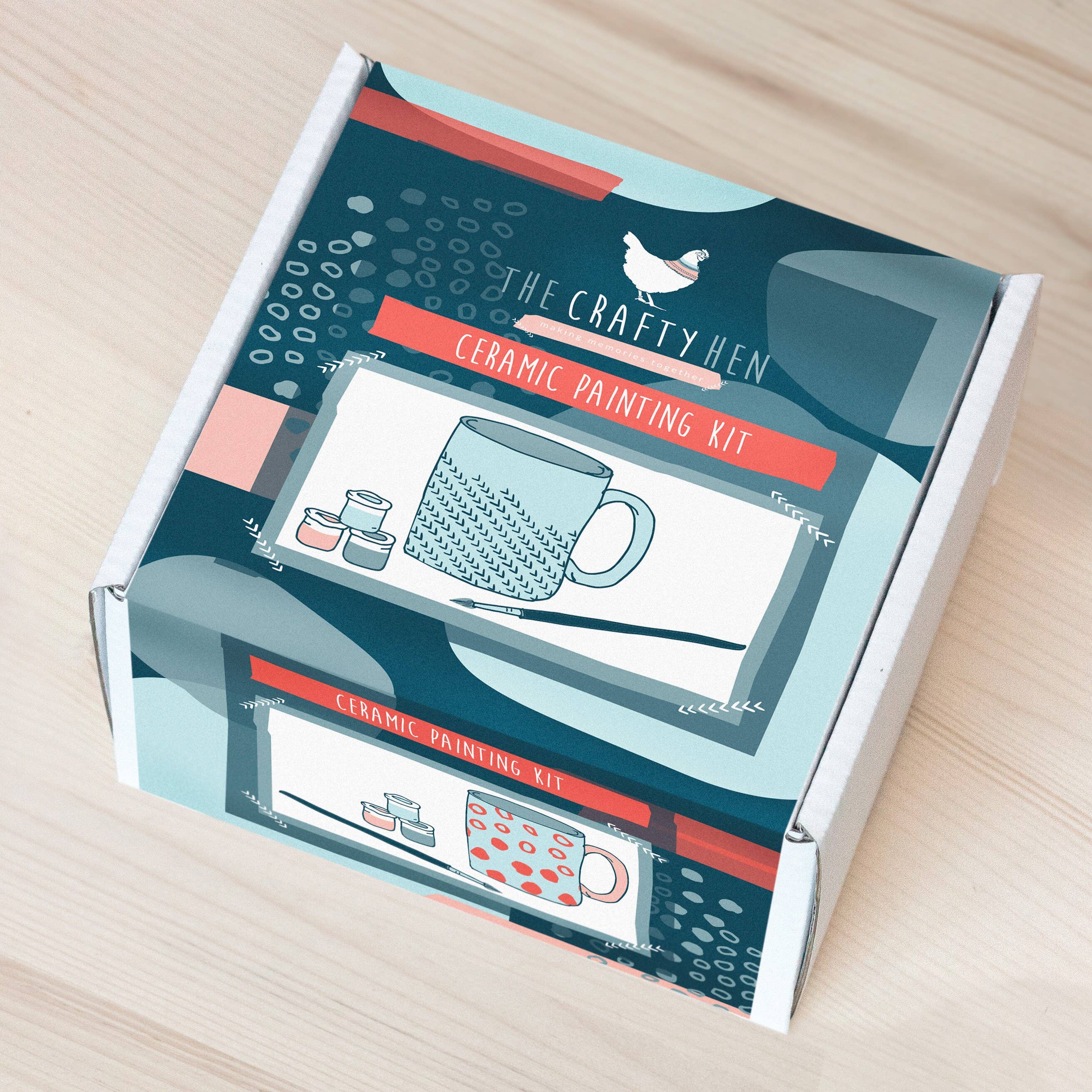The Crafty Hen – wholesale DIY craft kit – Ceramic Painting Kit8