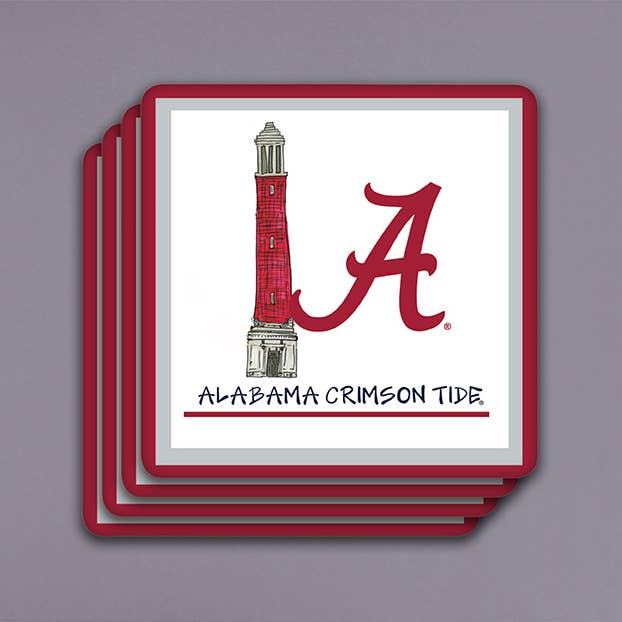 AL 4pc Coaster Set for wholesale by MAGNOLIA LANE