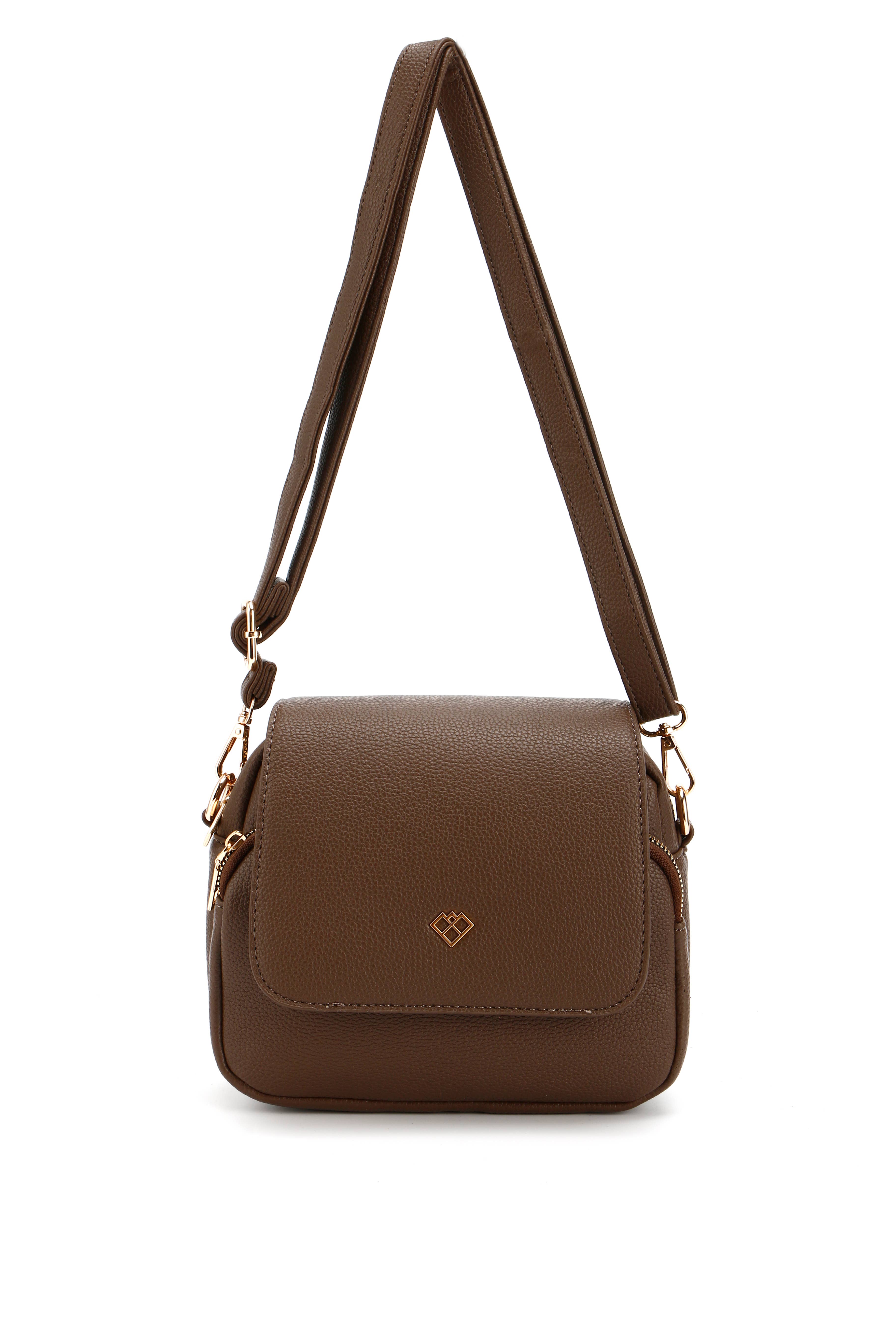 Papaya Fashion Ltd – Engroshandel Crossbodytaske - Dame – SR2052-Carrier Co. Klap Lynlås Top Taske Foran Crossbody Taske1