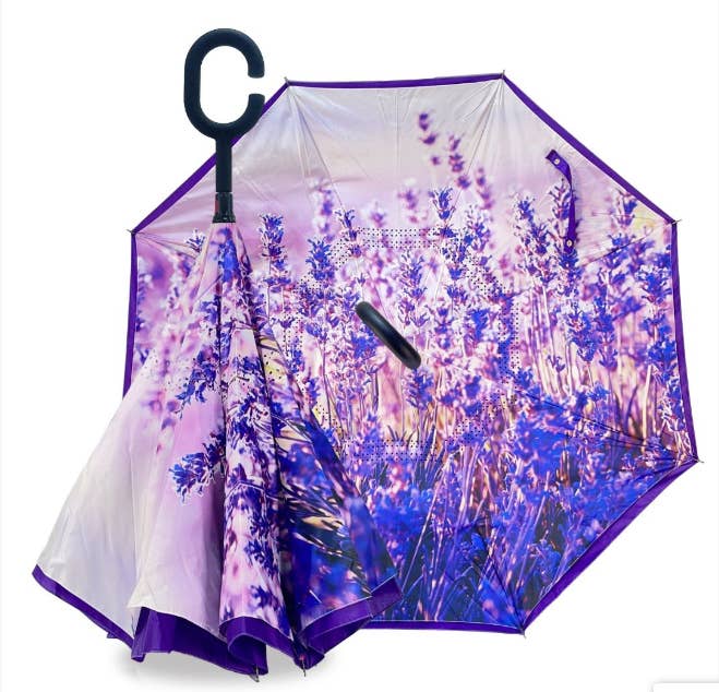 IOco Gift Designers - Wholesale Umbrella – Women's - IOco Reverse Umbrella - Lavender Haze
