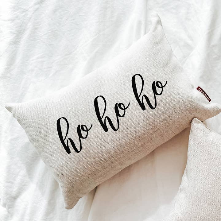 Coussin de Noël Ho Ho pour la vente par 521handmade
