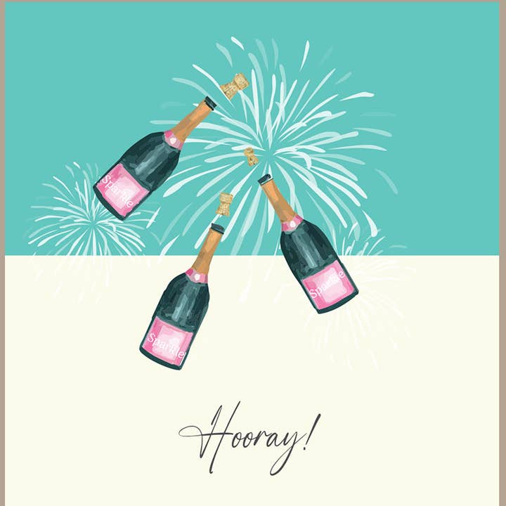 Hurra - Champagneflasker for engroshandel hos Rush Design Ltd