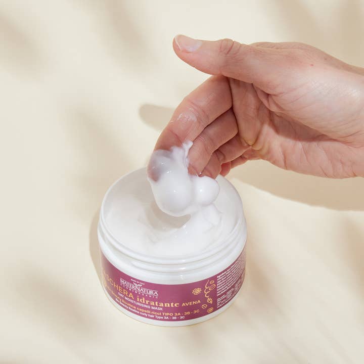 MaterNatura – Máscara capilar por atacado – Máscara hidratante de aveia para cabelos cacheados3