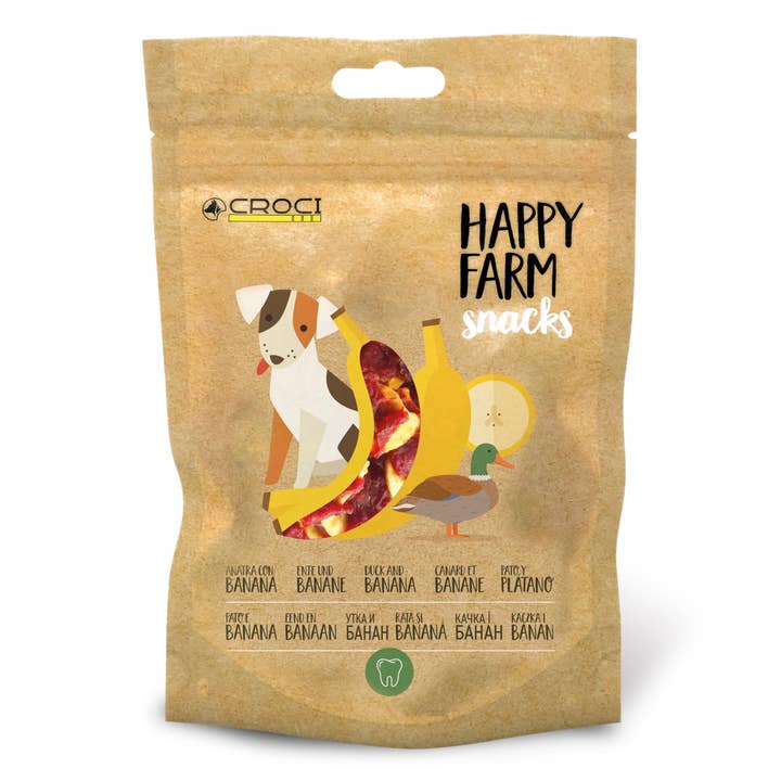Croci - Wholesale Pet Treats - Dog - Dog Snack - Duck and Banana Happy Farm - Crosses0