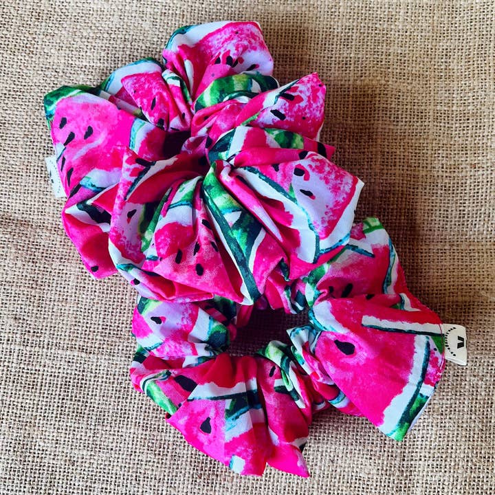 Fun Printed Scrunchie and other Purchase Wholesale designer scrunchie. Free Returns & Net 60 Terms on Faire trending on Faire.