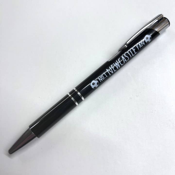 NEWCASTLE - NO 1 FAN - METAL PEN (PEN-11) for wholesale by White Cotton Cards