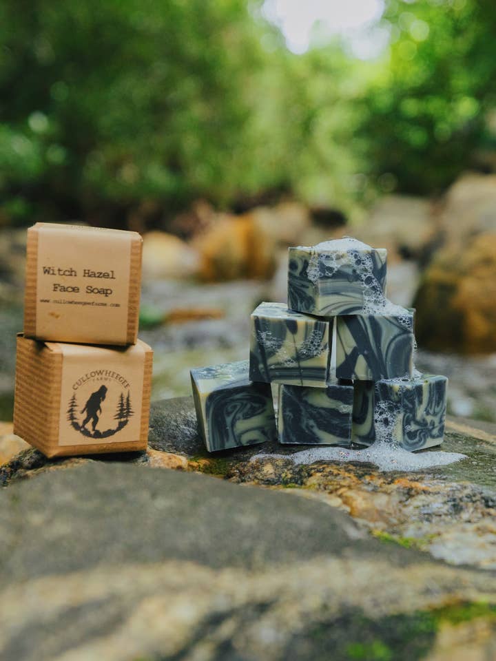 Häxhasel Ansiktskub - Naturlig Ansiktstvål för wholesale av Cullowheegee Farms