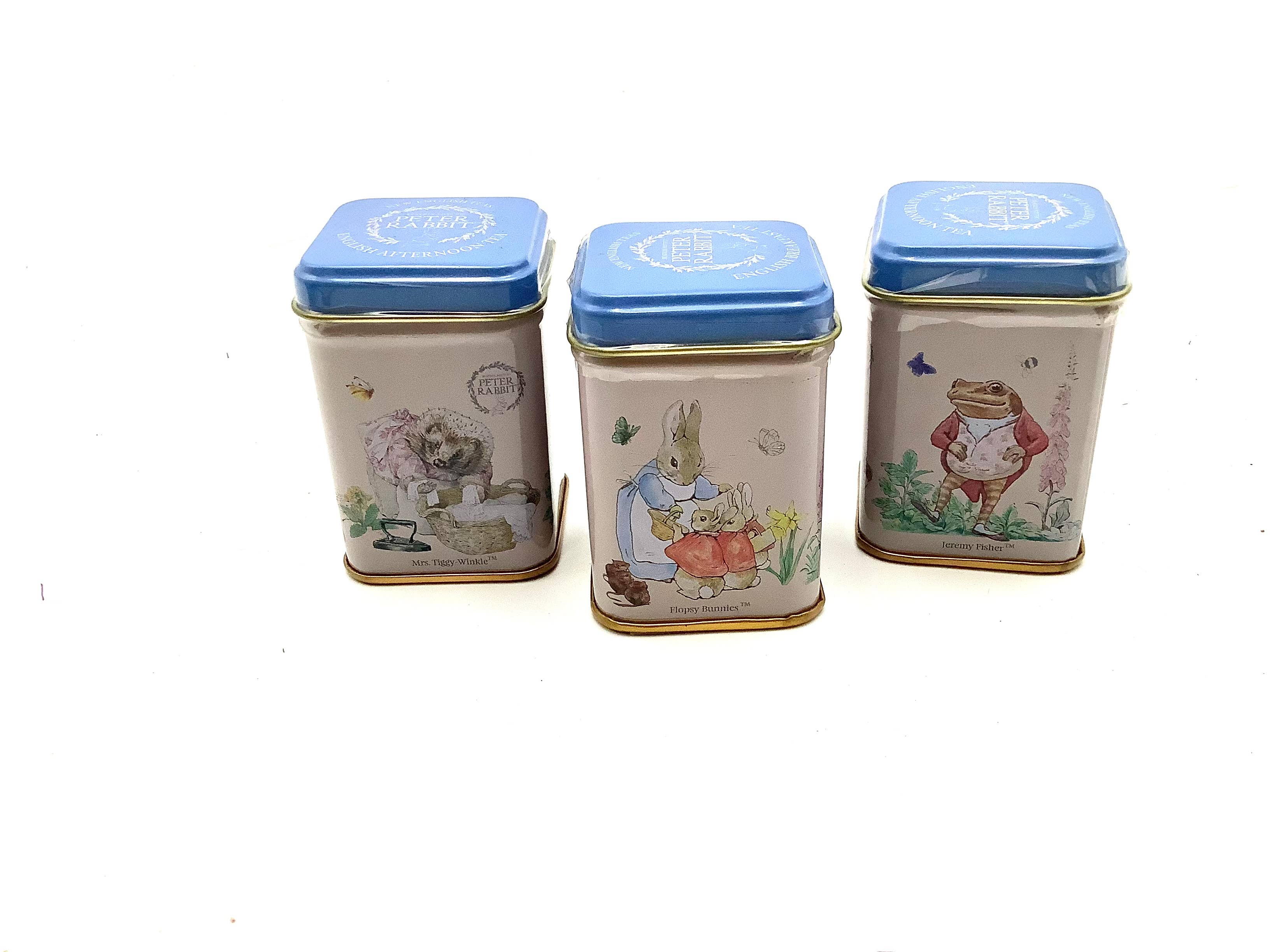 All Little Cute Things - Venta al por mayor Recipientes para alimentos - Surtido de envases de té de hojalata Beatrix Potter de Peter Rabbit1