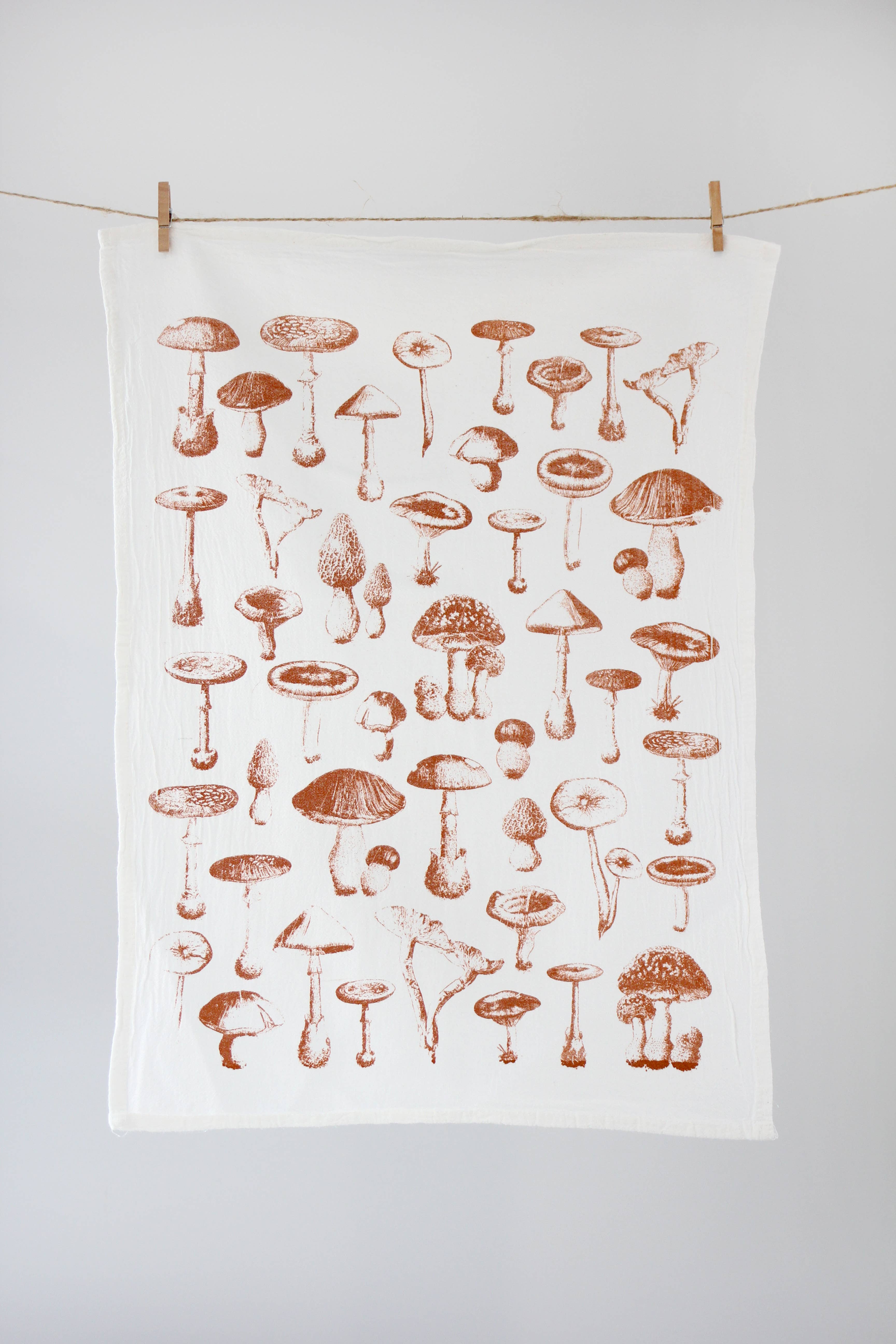 Highland Ridge  |  Handmade Home Decor - Wholesale Tea Towel - Mushroom Tea Towel9