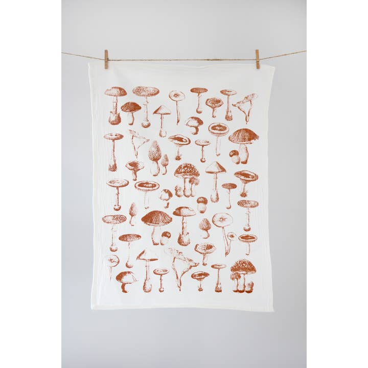 Highland Ridge | Handmade Home Decor - Wholesale Tea Towel - Mushroom Tea Towel9
