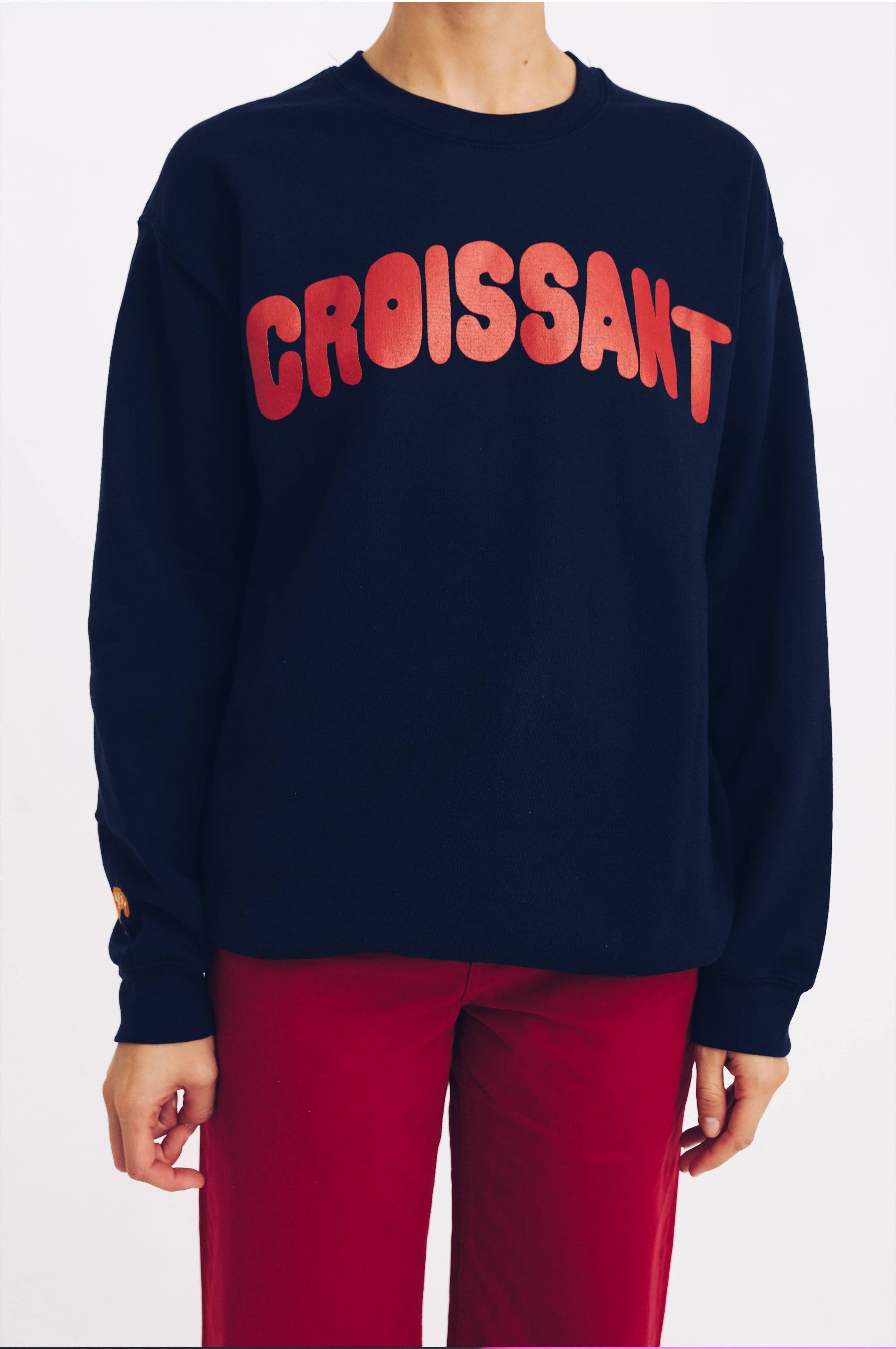 Limpet Store - Wholesale Graphic Sweatshirt - Women's - The Croissant Oversized Sweatshirt15