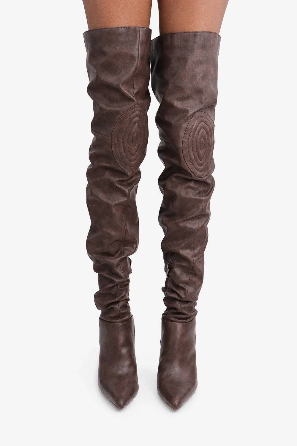 Lemonade Shoes - Wholesale Boots - Women's - KOMODO - Ruched Over-The-Knee Boots6