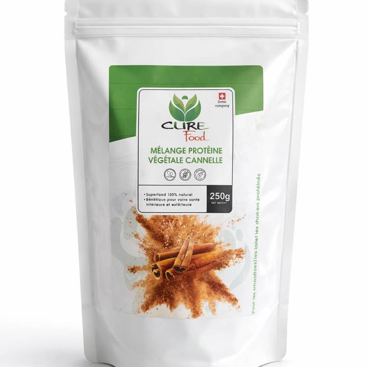 Plant-Based Protein Cinnamon Blend for wholesale by CureFood