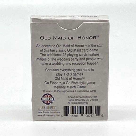 JD & Company - Wholesale Card Game - Old Maid of Honor Card Game2