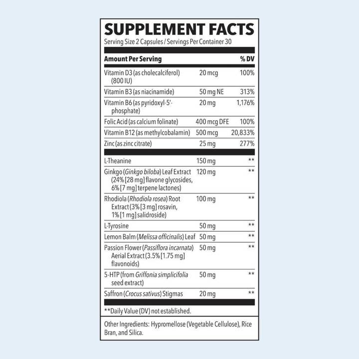 LifeSeasons - Wholesale Oral Supplement/Vitamin - Mood Stabili-T