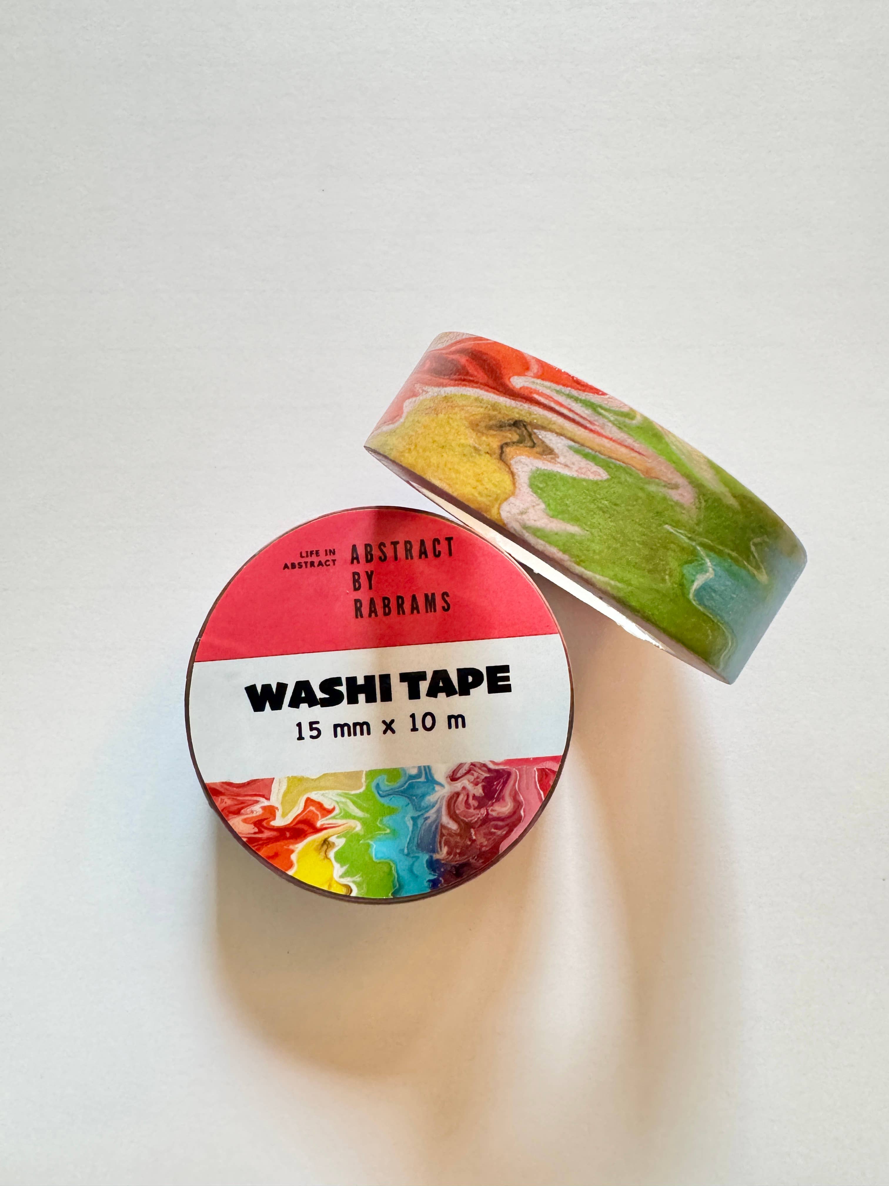 AbstractbyRabrams - Wholesale Washi Tape - Abstract Rainbow Washi Tape - Progress Pride2