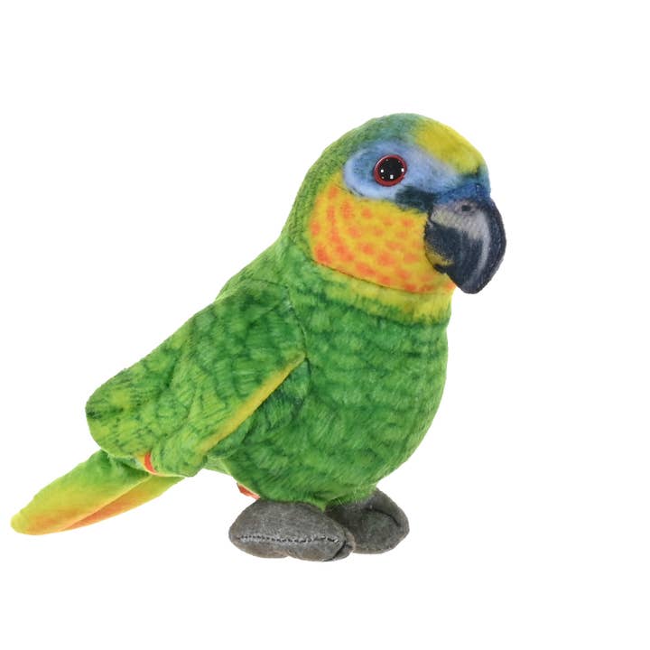 Wild Republic - Wholesale Stuffed/Plush Toy - Kids & Baby - Rainforest Orange Winged Parrot Stuffed Animal 4.5"