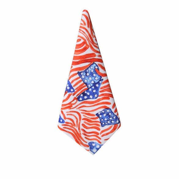 Chefanie - Wholesale Dinner & Cloth Napkin - New American Flag Napkins (4)