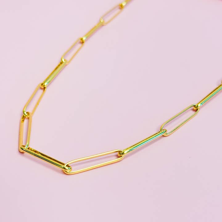 Perfect Clip Link Chain Necklace for wholesale by Ellison+Young
