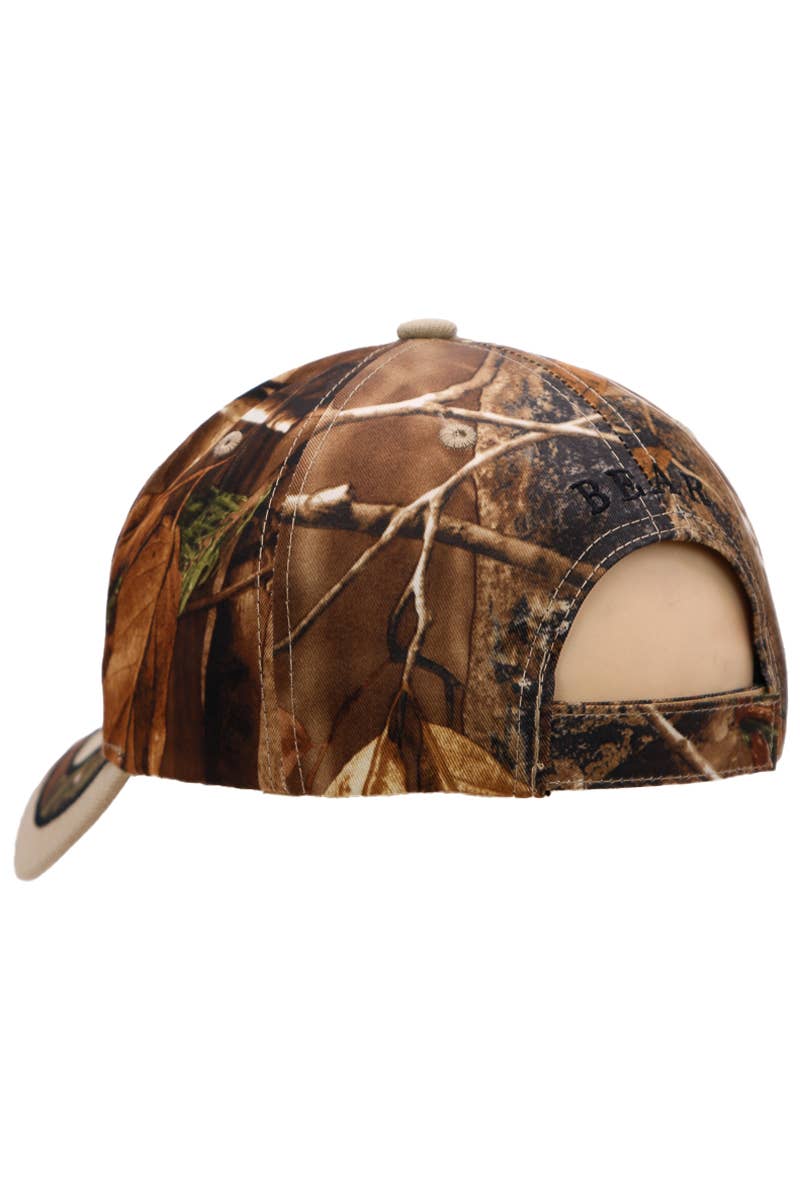 Cap Zone - Wholesale Baseball Cap - Unisex - Grizzly Bear Logo Baseball Cap2