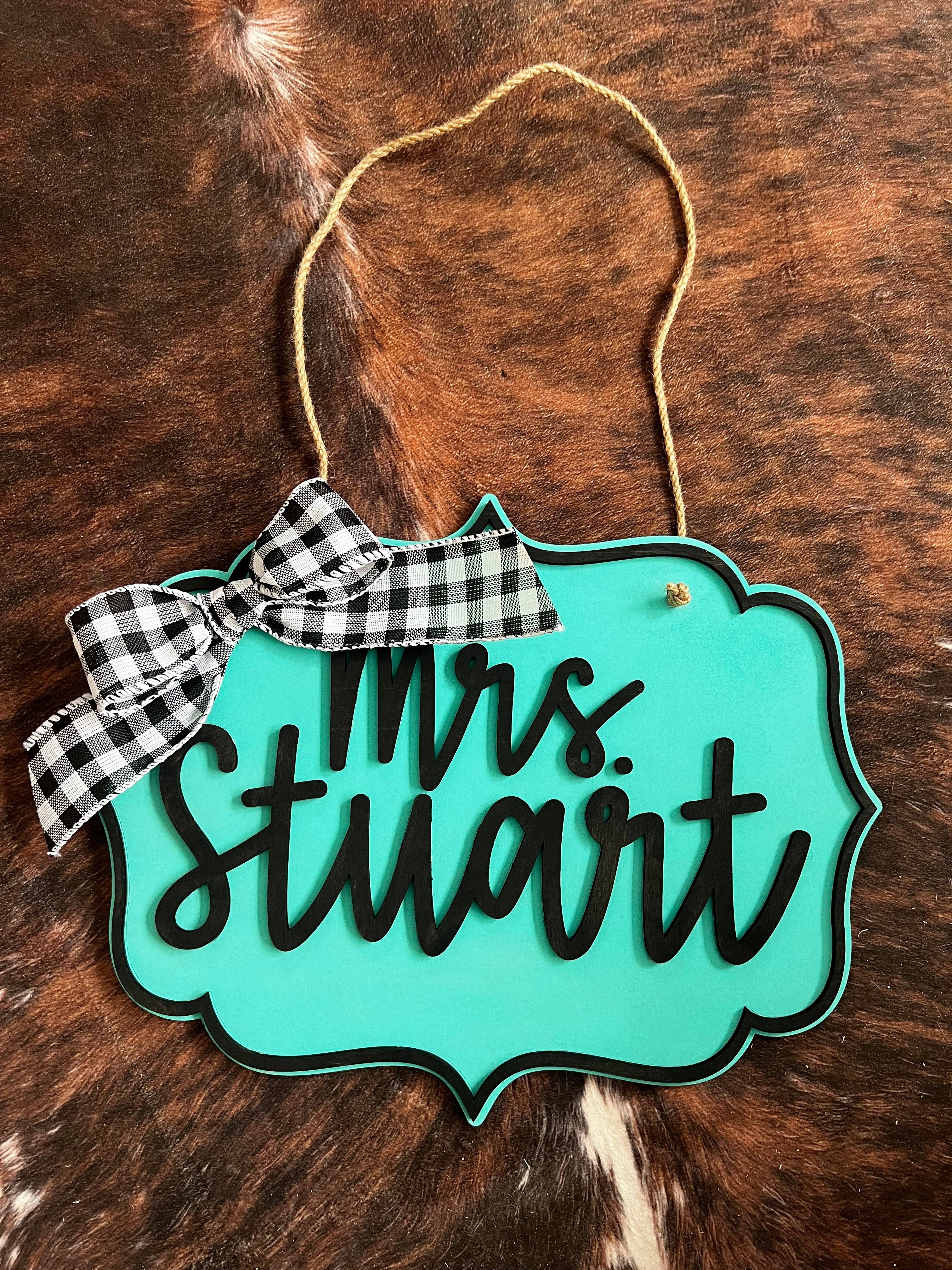 Retro Ranch Creations Wholesale - Wholesale Sign - Teacher Door Sign1