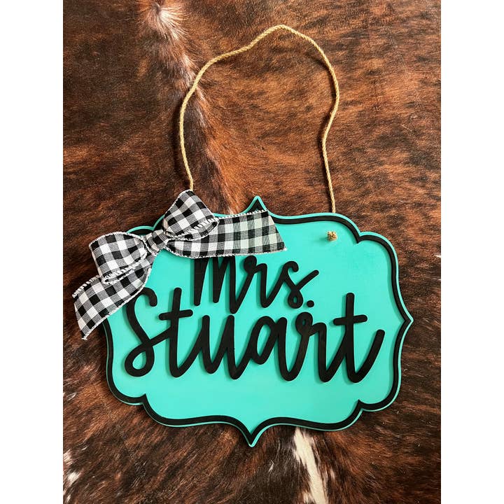 Retro Ranch Creations Wholesale - Wholesale Sign - Teacher Door Sign1