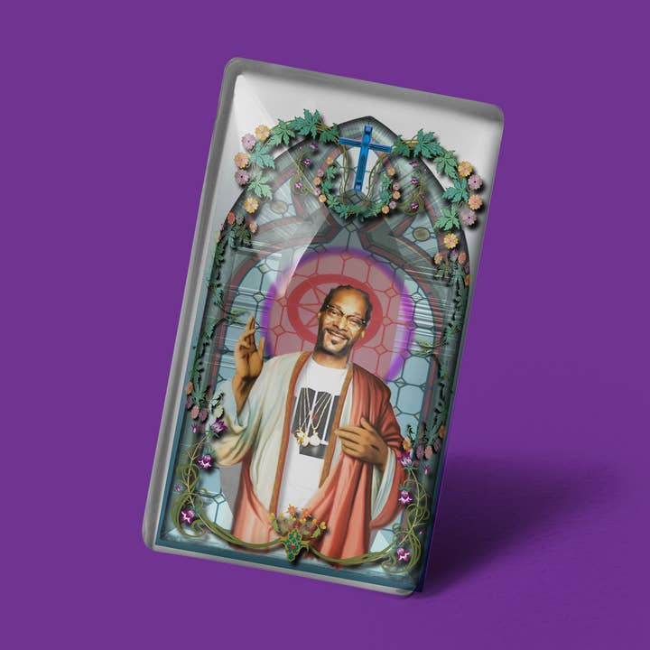 Snoop Dogg Celebrity Prayer Design Magnet for wholesale by Calm Down Caren