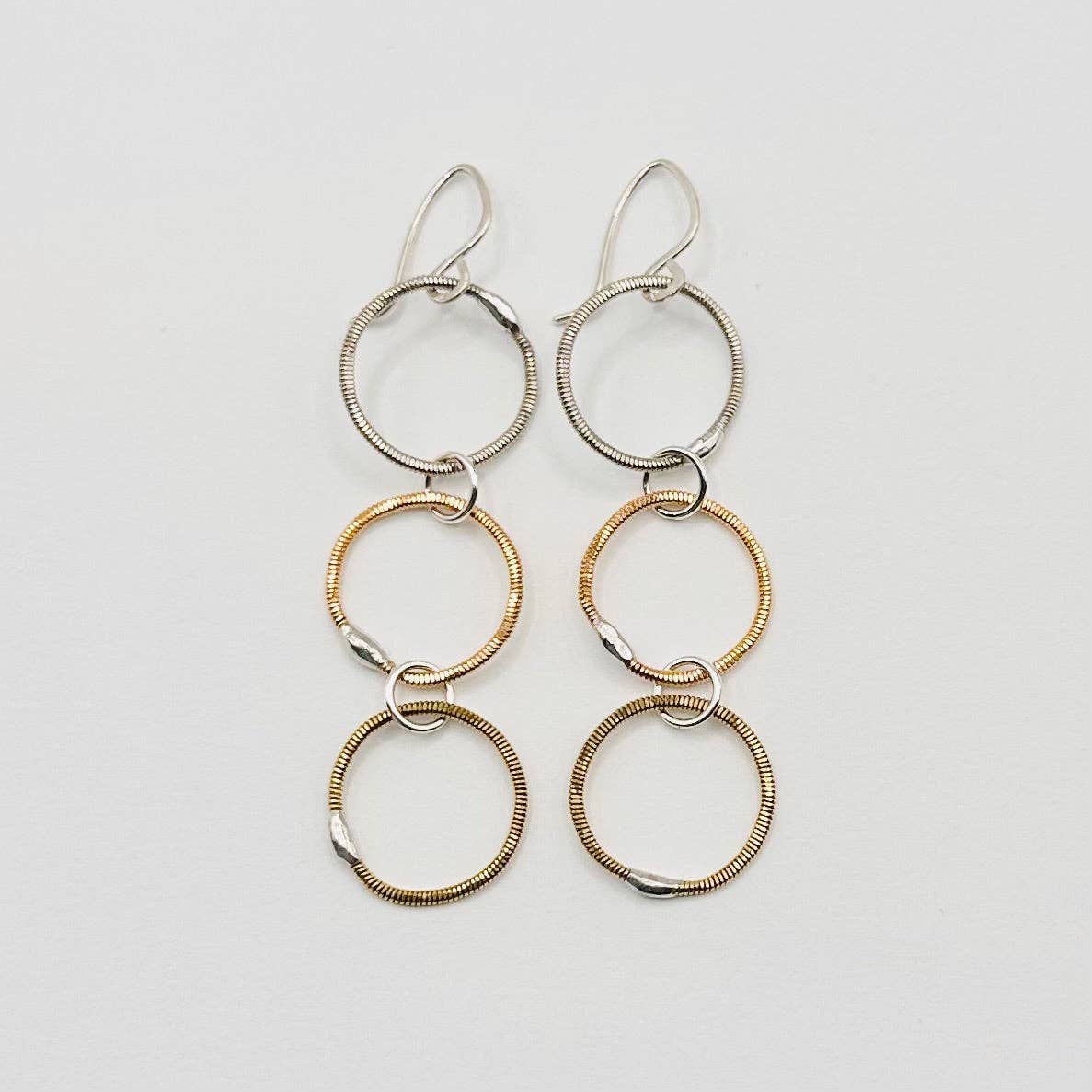 Middle Sister Designs - Wholesale Dangle Earrings - Triple Circle Dangle Earrings3