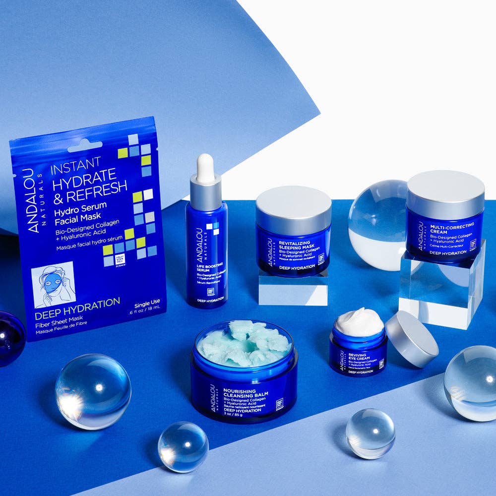 Andalou - Wholesale Skincare Face Mask - Deep Hydration Instant Hydrate & Refresh Sheet Mask5