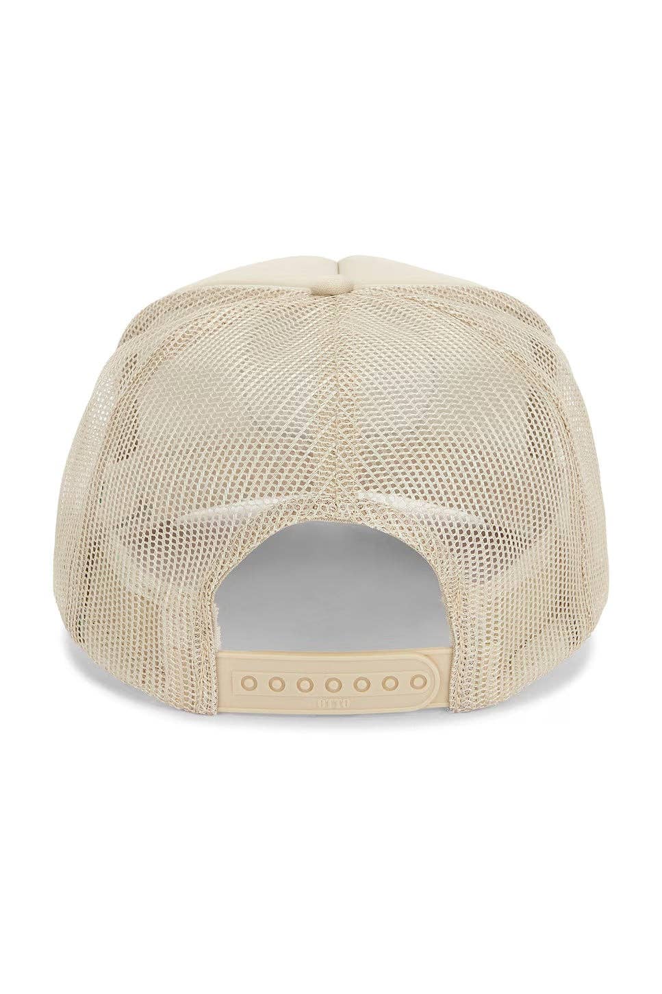 Pray For Cowboys Trucker Hat in Tan for wholesale on Faire6