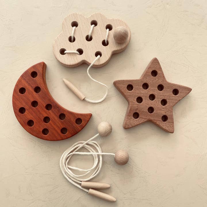 Einfädelbrett-Set für Montessori-Spiele für den Großhandel von Zao & Co