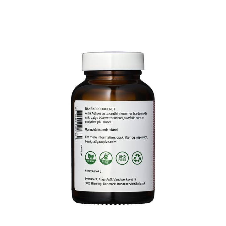 Aliga Aqtive - Wholesale Oral Supplement/Vitamin - Astaxanthin 8 mg Softgels