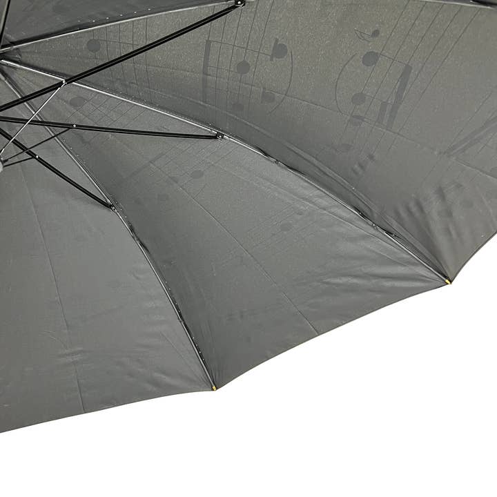 Black Music Notes Stick Umbrella - LRWP877/BM for wholesale on Faire
