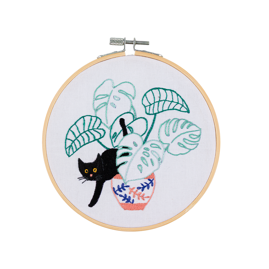 Com'1 Idée - Wholesale Embroidery/Cross Stitch Supplies - Embroidery kit | Mister monstera2