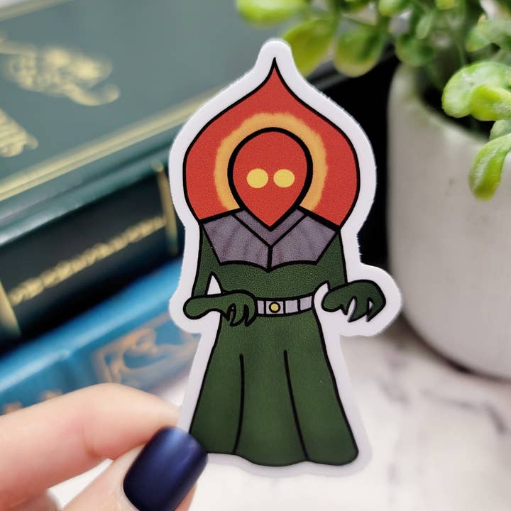 Autocollant Flatwoods Monster, Cryptid Art, Cryptid Club pour la vente par The Dungeon Rose