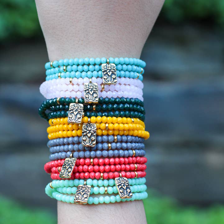 Necklace & Triple Wrap Bracelet 2in1 Collection for wholesale by You Can Call Me YOKO LLC