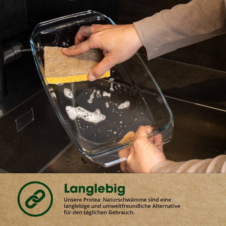 PROTEA – Großhandel Küchenhandtuch – Küchen Starter-Set: Nachhaltige Mikrofasertücher, 2x Öko-Spü