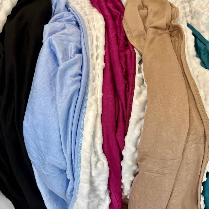 Soft Minky Baby Blanket 30x37" for wholesale by Rocket Bug